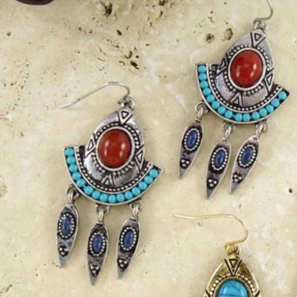 3/$20 Tribal Drop Earrings